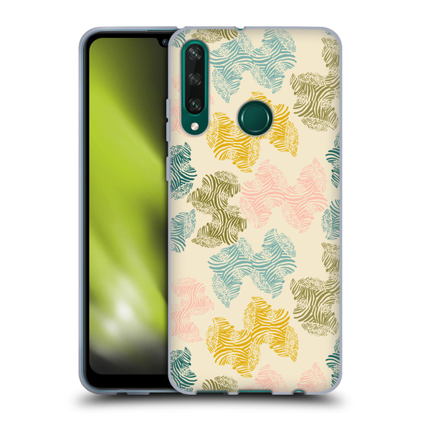Gabriela Thomeu Art Zebra Green Soft Gel Case for Huawei Y6p