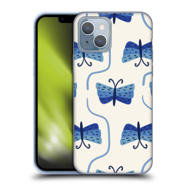 Gabriela Thomeu Art Butterfly Soft Gel Case for Apple iPhone 14