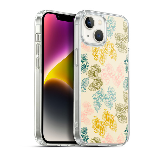 Gabriela Thomeu Art Zebra Green Soft Gel Case for Apple iPhone 14