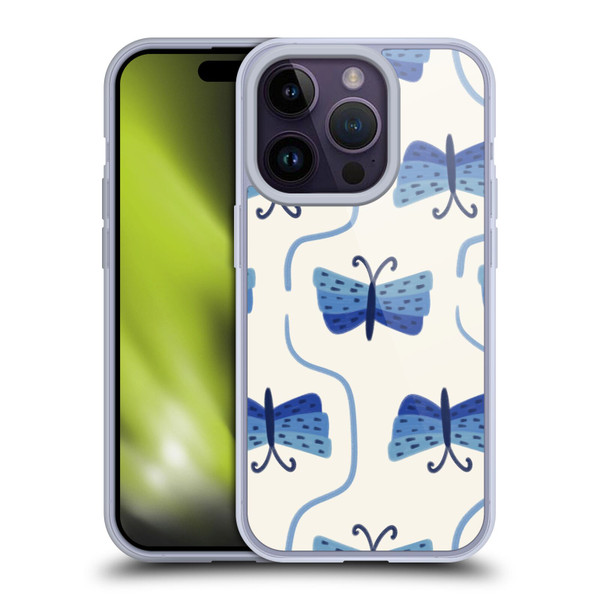Gabriela Thomeu Art Butterfly Soft Gel Case for Apple iPhone 14 Pro