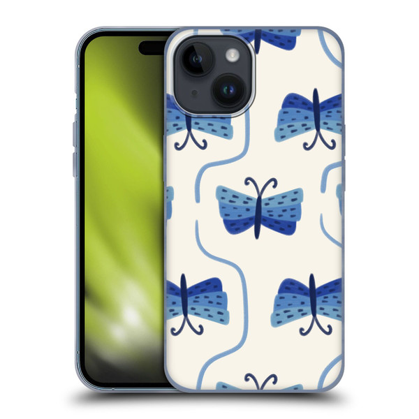 Gabriela Thomeu Art Butterfly Soft Gel Case for Apple iPhone 15