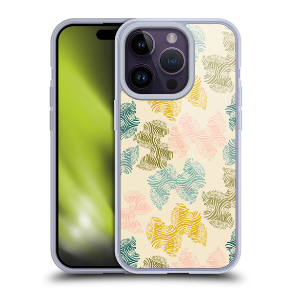 Gabriela Thomeu Art Zebra Green Soft Gel Case for Apple iPhone 14 Pro