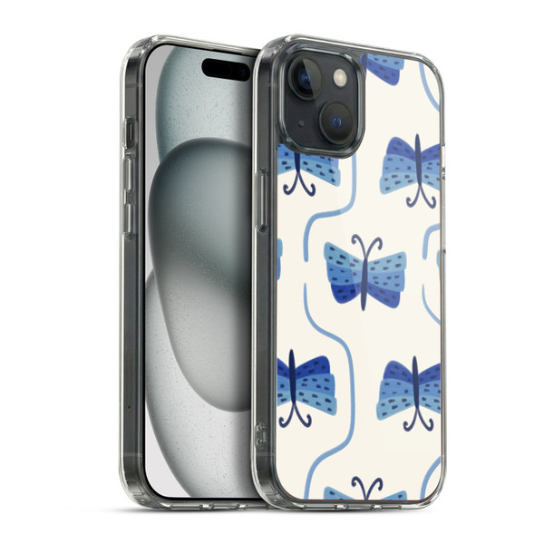 Gabriela Thomeu Art Butterfly Soft Gel Case for Apple iPhone 15 Plus & MagSafe