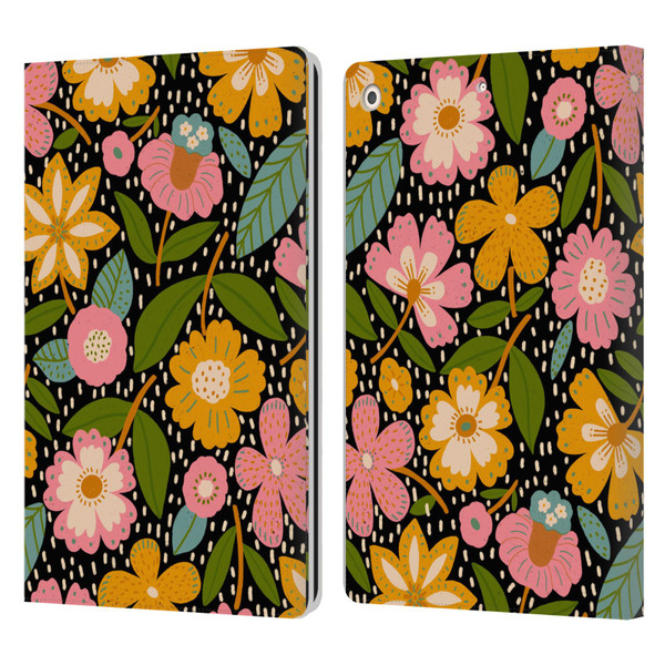 Gabriela Thomeu Floral Floral Jungle Leather Book Wallet Case Cover For Apple iPad 10.2 2019/2020/2021
