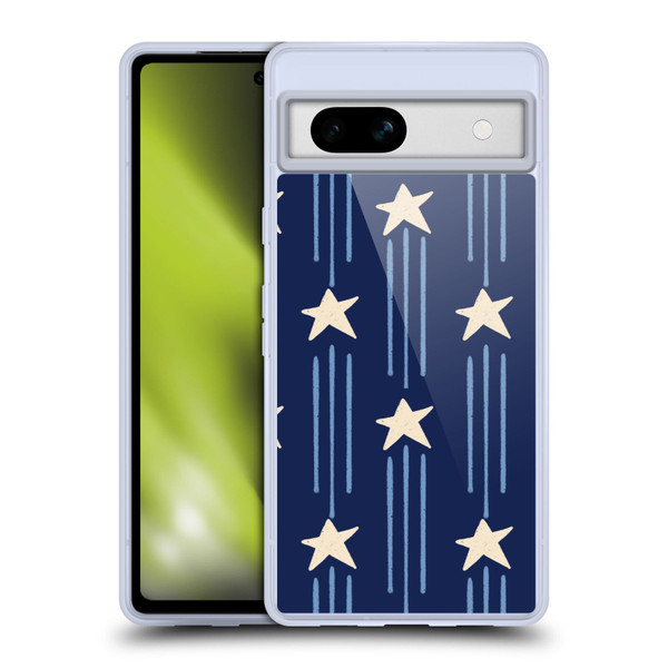 Gabriela Thomeu Art Big Dark Star Soft Gel Case for Google Pixel 7a