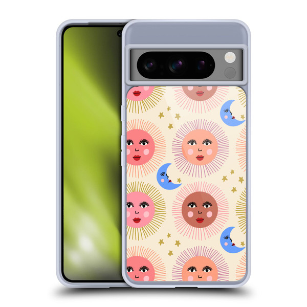 Gabriela Thomeu Art Sun Moon Star Soft Gel Case for Google Pixel 8 Pro