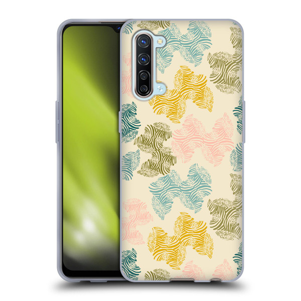 Gabriela Thomeu Art Zebra Green Soft Gel Case for OPPO Find X2 Lite 5G