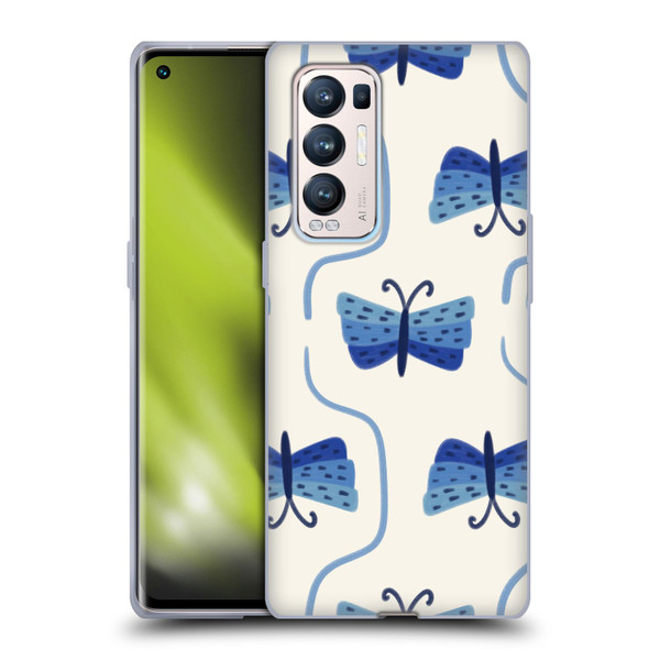 Gabriela Thomeu Art Butterfly Soft Gel Case for OPPO Find X3 Neo / Reno5 Pro+ 5G