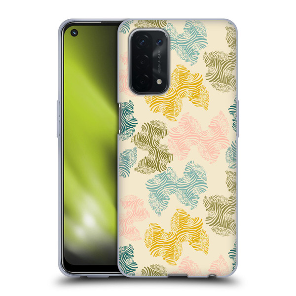 Gabriela Thomeu Art Zebra Green Soft Gel Case for OPPO A54 5G