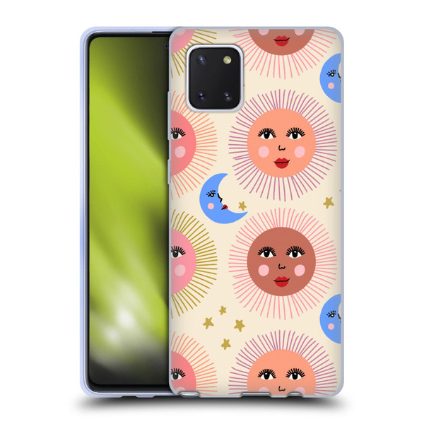 Gabriela Thomeu Art Sun Moon Star Soft Gel Case for Samsung Galaxy Note10 Lite