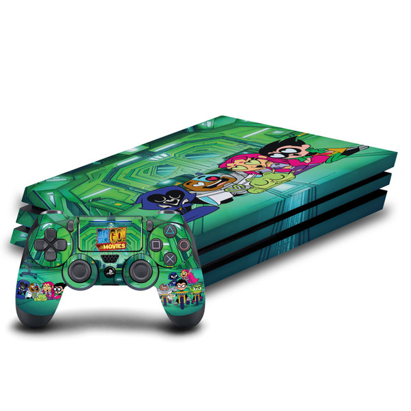 Teen Titans Go! To The Movies Graphics Group Vinyl Sticker Skin Decal Cover for Sony PS4 Pro Bundle