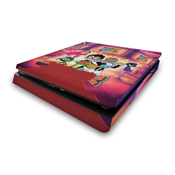 Teen Titans Go! To The Movies Graphics Key Art Vinyl Sticker Skin Decal Cover for Sony PS4 Slim Console