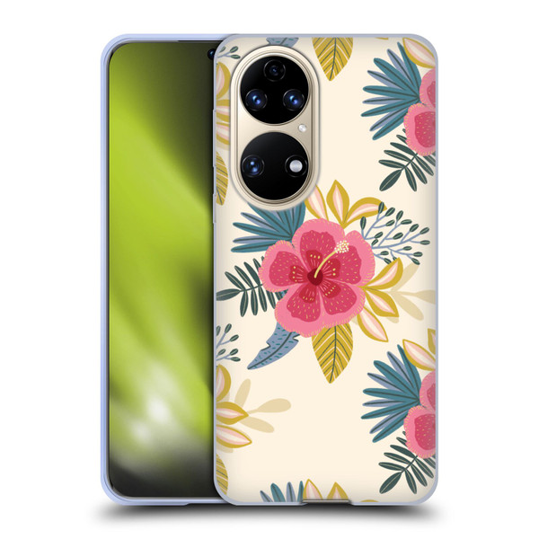 Gabriela Thomeu Floral Tropical Soft Gel Case for Huawei P50