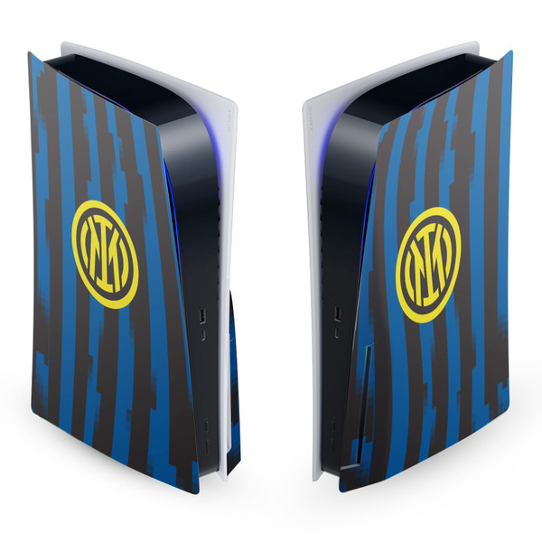 Fc Internazionale Milano 2023/24 Crest Kit Home Vinyl Sticker Skin Decal Cover for Sony PS5 Disc Edition Console