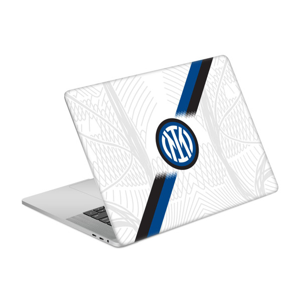 Fc Internazionale Milano 2023/24 Crest Kit Away Vinyl Sticker Skin Decal Cover for Apple MacBook Pro 15.4" A1707/A1990