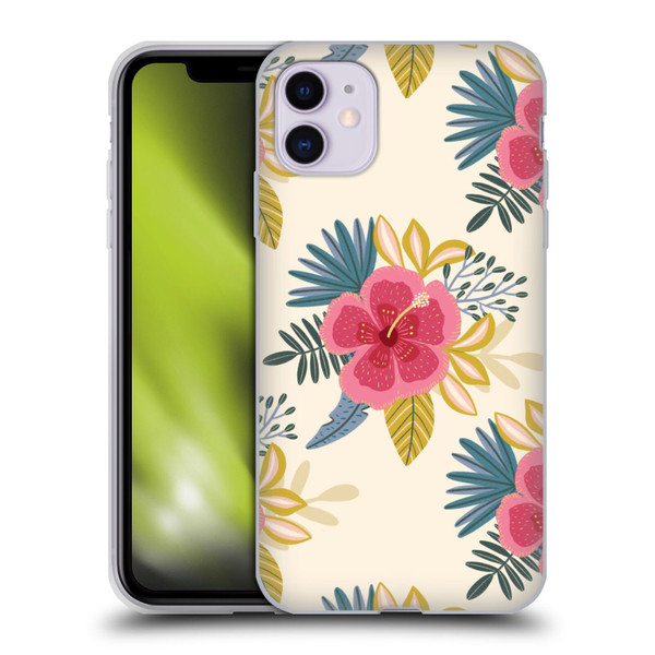 Gabriela Thomeu Floral Tropical Soft Gel Case for Apple iPhone 11