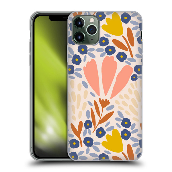 Gabriela Thomeu Floral Spring Flower Field Soft Gel Case for Apple iPhone 11 Pro Max