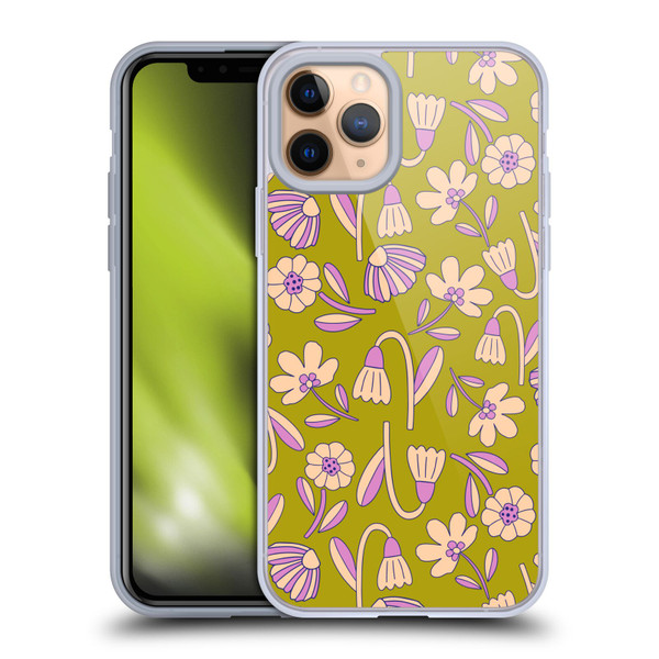 Gabriela Thomeu Floral Art Deco Soft Gel Case for Apple iPhone 11 Pro