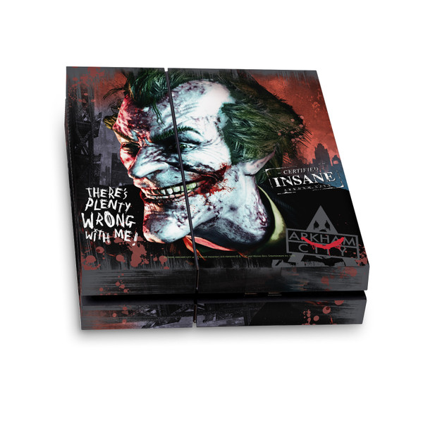 Batman Arkham City Graphics Joker Wrong With Me Vinyl Sticker Skin Decal Cover for Sony PS4 Console