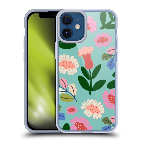 Gabriela Thomeu Floral Super Bloom Soft Gel Case for Apple iPhone 12 Mini