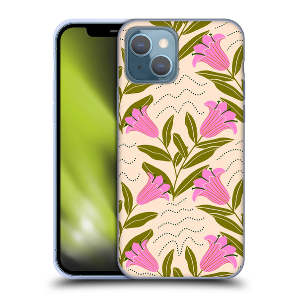 Gabriela Thomeu Floral Tulip Soft Gel Case for Apple iPhone 13