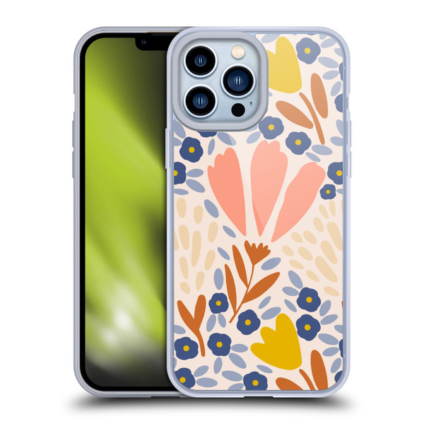 Gabriela Thomeu Floral Spring Flower Field Soft Gel Case for Apple iPhone 13 Pro Max