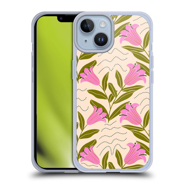 Gabriela Thomeu Floral Tulip Soft Gel Case for Apple iPhone 14