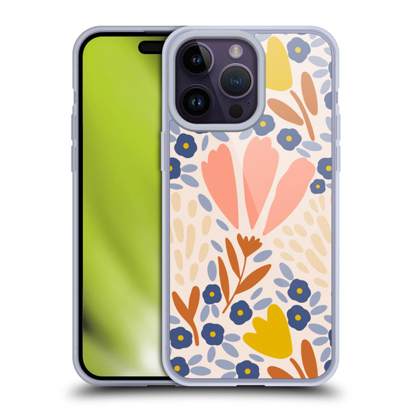 Gabriela Thomeu Floral Spring Flower Field Soft Gel Case for Apple iPhone 14 Pro Max