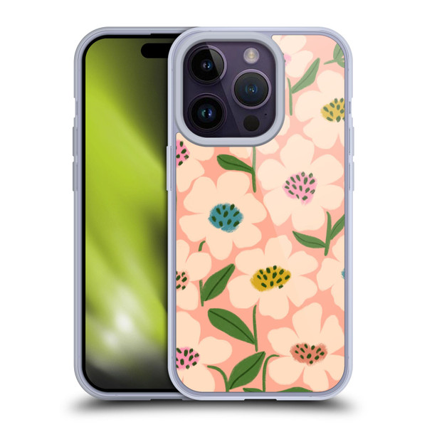 Gabriela Thomeu Floral Blossom Soft Gel Case for Apple iPhone 14 Pro
