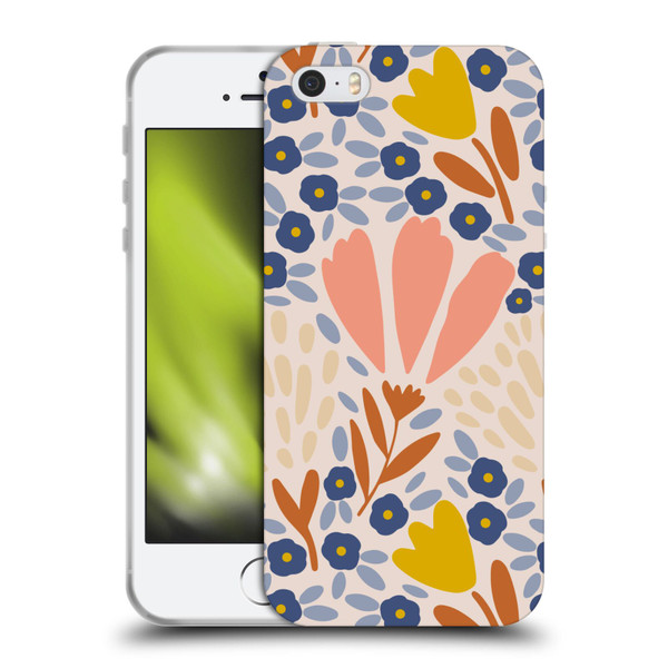 Gabriela Thomeu Floral Spring Flower Field Soft Gel Case for Apple iPhone 5 / 5s / iPhone SE 2016