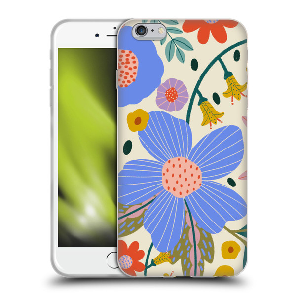 Gabriela Thomeu Floral Pure Joy - Colorful Floral Soft Gel Case for Apple iPhone 6 Plus / iPhone 6s Plus
