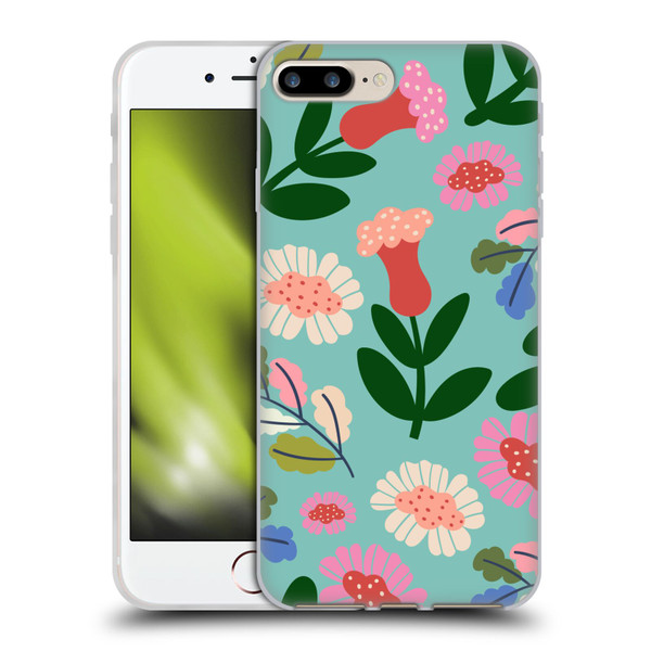 Gabriela Thomeu Floral Super Bloom Soft Gel Case for Apple iPhone 7 Plus / iPhone 8 Plus