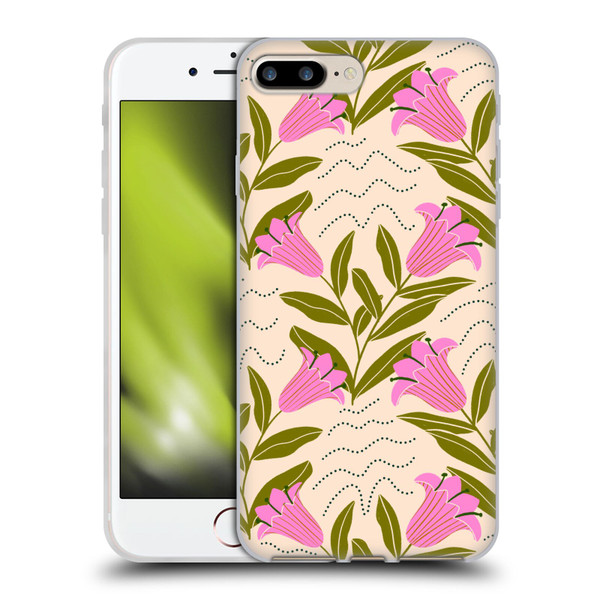 Gabriela Thomeu Floral Tulip Soft Gel Case for Apple iPhone 7 Plus / iPhone 8 Plus