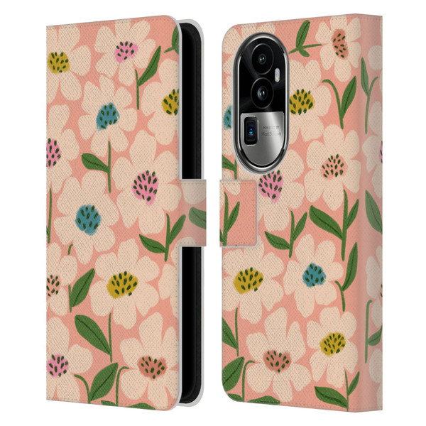 Gabriela Thomeu Floral Blossom Leather Book Wallet Case Cover For OPPO Reno10 Pro+
