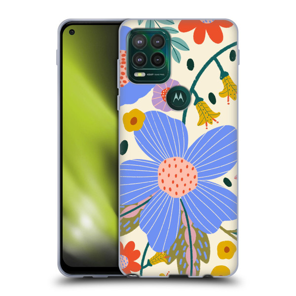 Gabriela Thomeu Floral Pure Joy - Colorful Floral Soft Gel Case for Motorola Moto G Stylus 5G 2021