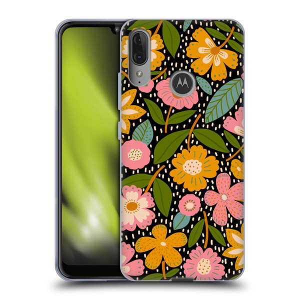 Gabriela Thomeu Floral Floral Jungle Soft Gel Case for Motorola Moto E6 Plus