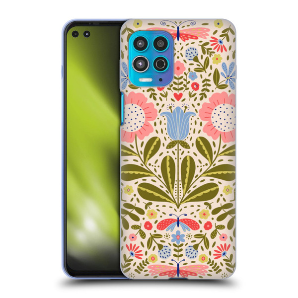 Gabriela Thomeu Floral Blooms & Butterflies Soft Gel Case for Motorola Moto G100