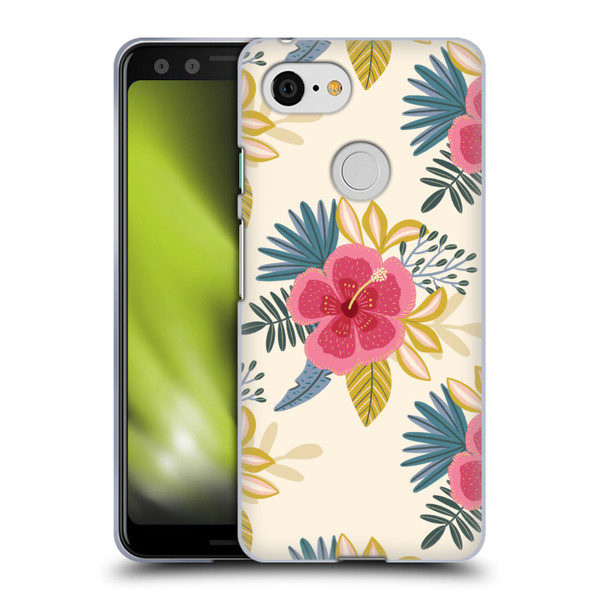 Gabriela Thomeu Floral Tropical Soft Gel Case for Google Pixel 3