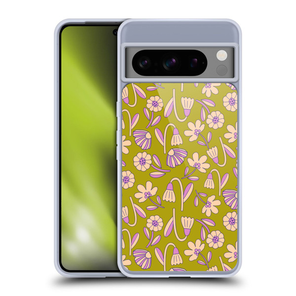 Gabriela Thomeu Floral Art Deco Soft Gel Case for Google Pixel 8 Pro