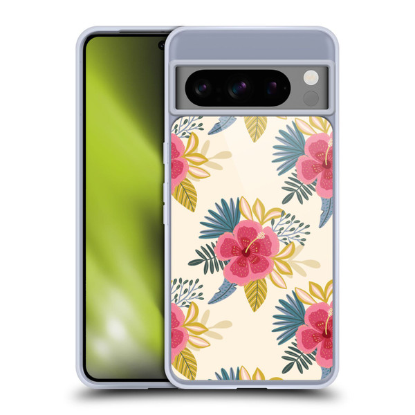 Gabriela Thomeu Floral Tropical Soft Gel Case for Google Pixel 8 Pro