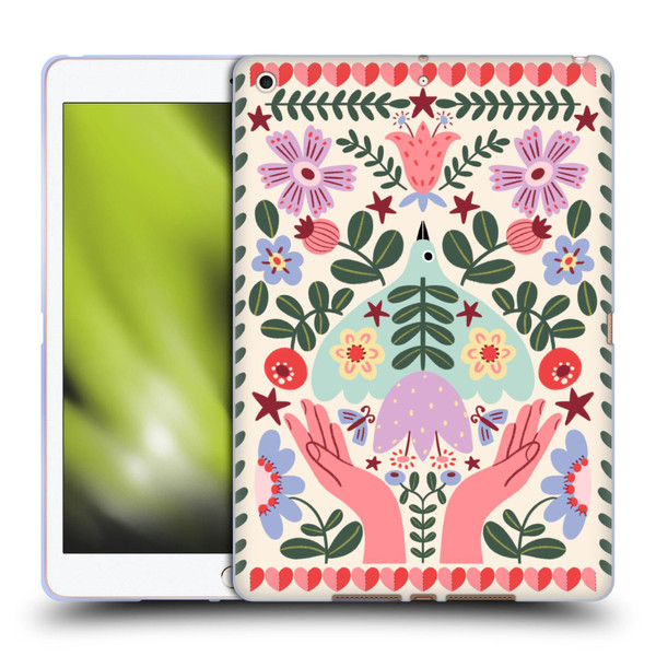 Gabriela Thomeu Floral Folk Flora Soft Gel Case for Apple iPad 10.2 2019/2020/2021