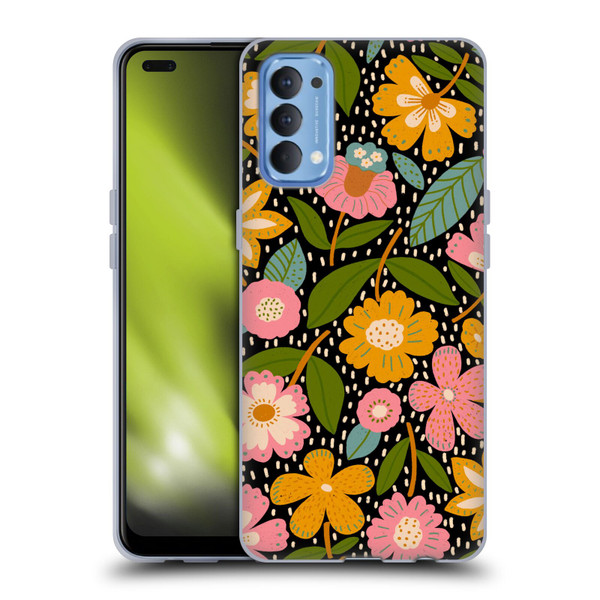 Gabriela Thomeu Floral Floral Jungle Soft Gel Case for OPPO Reno 4 5G