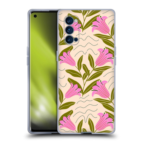 Gabriela Thomeu Floral Tulip Soft Gel Case for OPPO Reno 4 Pro 5G