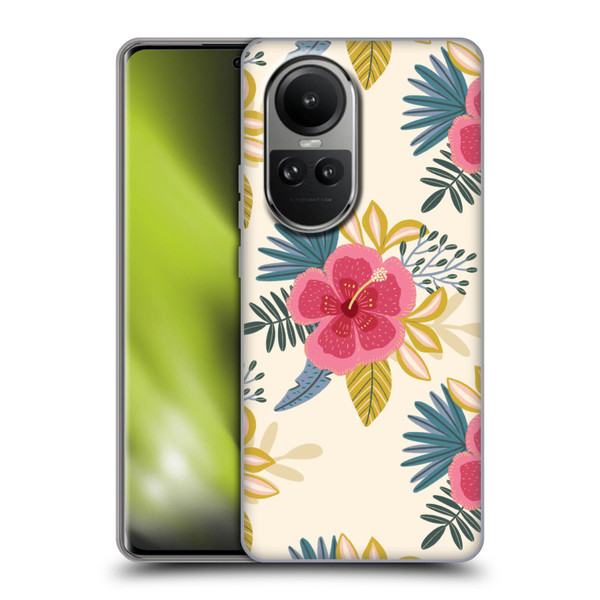 Gabriela Thomeu Floral Tropical Soft Gel Case for OPPO Reno10 5G / Reno10 Pro 5G