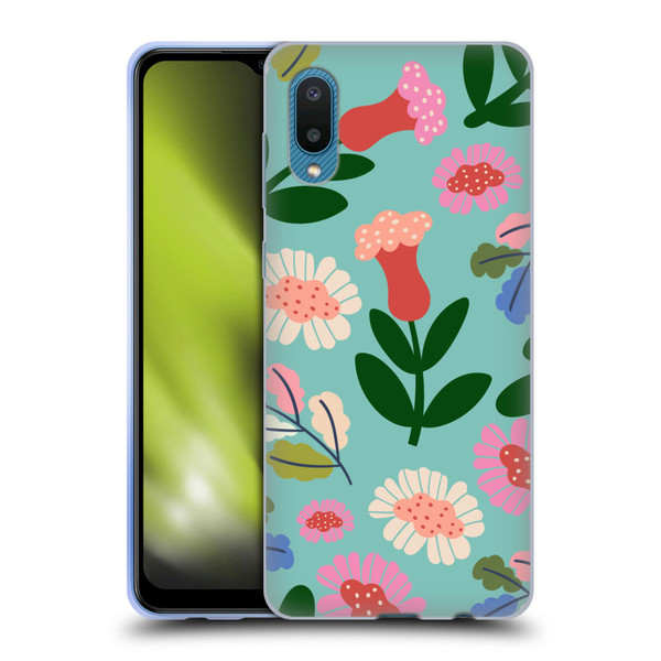 Gabriela Thomeu Floral Super Bloom Soft Gel Case for Samsung Galaxy A02/M02 (2021)