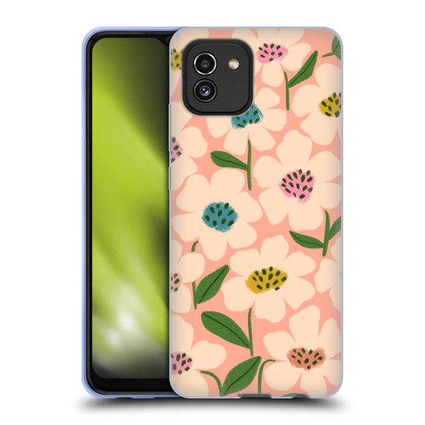Gabriela Thomeu Floral Blossom Soft Gel Case for Samsung Galaxy A03 (2021)