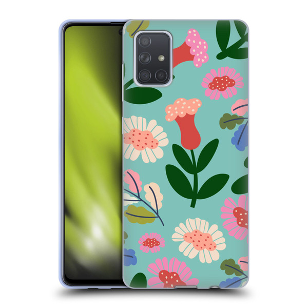 Gabriela Thomeu Floral Super Bloom Soft Gel Case for Samsung Galaxy A71 (2019)