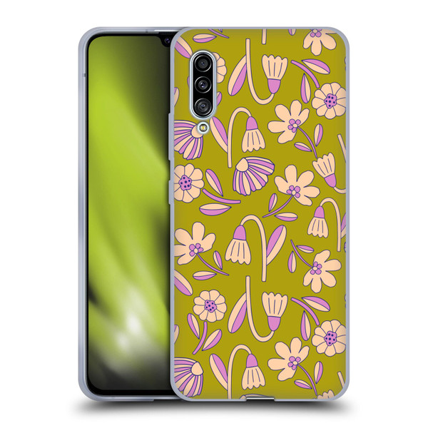 Gabriela Thomeu Floral Art Deco Soft Gel Case for Samsung Galaxy A90 5G (2019)