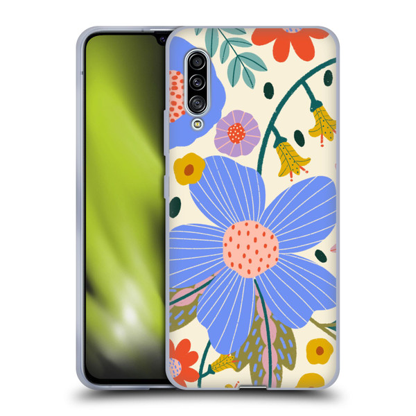 Gabriela Thomeu Floral Pure Joy - Colorful Floral Soft Gel Case for Samsung Galaxy A90 5G (2019)