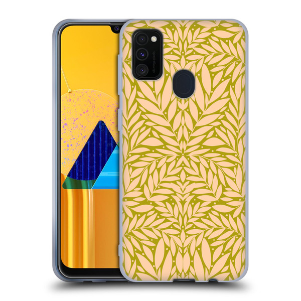 Gabriela Thomeu Floral Vintage Leaves Soft Gel Case for Samsung Galaxy M30s (2019)/M21 (2020)